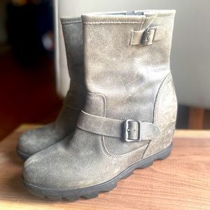 Sorel Moto Wedge Boots
